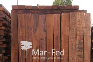 Durmientes de quebracho, producto de Mar-Fed